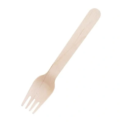 Afbeelding van Fiesta Compostable biologisch afbreekbare houten vorken 15,5cm (100 stuks)
