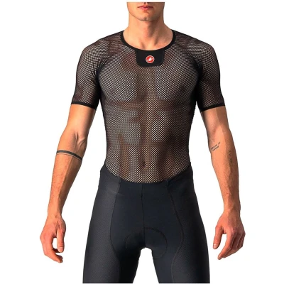Afbeelding van CASTELLI Core Mesh 3 Korte Mouwen Basislaag Heren Black S