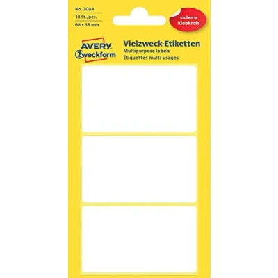 Afbeelding van Zweckform 3084: Kantooretiketten 18 St.