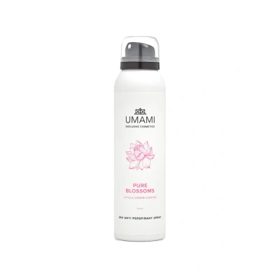 Afbeelding van Umami Exclusive Cosmetics Pure Blossoms Deodorant Spray 150 ml