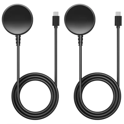 Afbeelding van MoKo 2 stuks opladers compatibel met Samsung Galaxy Watch Ultra/Watch 7/Watch FE/Watch 6/6 Classic/Watch 5/5 Pro/4/4 Classic/3/Watch Active 2/1, magnetisch dockingstation oplaadkabel