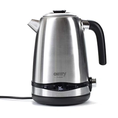 Image de Bouilloire Vintage 17 L sans BPA Contrôle de Température Inox. Fil Camry CR1291 2200 Acier Inoxydable