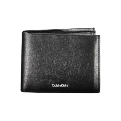 Afbeelding van Calvin Klein Median Trifold Unisex Portemonnee, Maat: One Size, Black