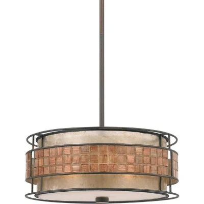 Afbeelding van Quoizel LED Pendelarmatuur Laguna 4X E27 Max 60W Dimbaar Renaissance Copper