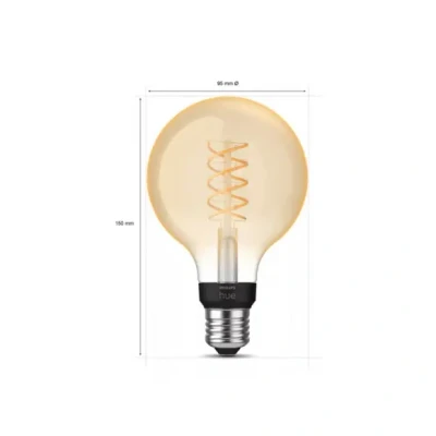 Afbeelding van Philips Hue Filamentlamp White Globe G93 E27 2023