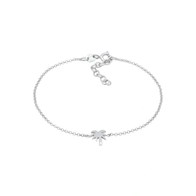 Afbeelding van Elli PALM Basic Armband, Dames, Maat: 16, Silber