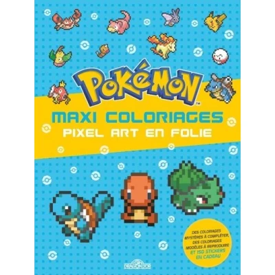 Image de Pokémon Maxi coloriages Pixel Art en folie