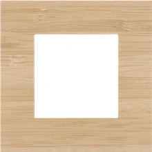 Afbeelding van Niko Enkele afdekplaat, kleur Pure bamboo