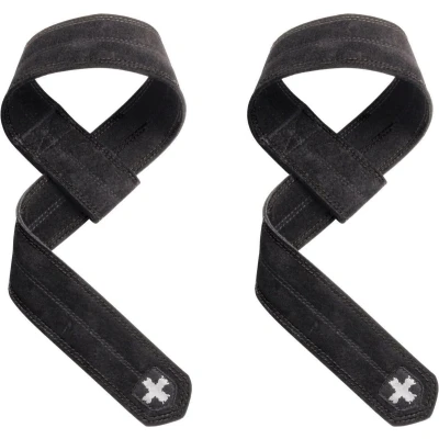 Afbeelding van Harbinger Pro Leather Lifting Straps Fitness 3.8 x 53.3 Zwart