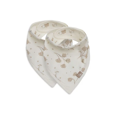 Afbeelding van Jollein Slab Bandana Leafy Dreams Slabbetjes Baby 2 Stuks 25 cm