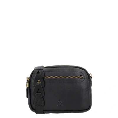Afbeelding van Micmacbags Daydreamer Heuptas Zwart 100% Leer