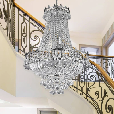 Afbeelding van Kristal kroonluchter Versailles chroom 55 cm
