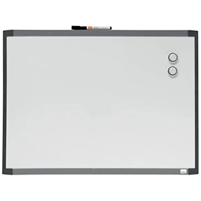 Afbeelding van Nobo Klein Magnetisch Whiteboard 58,5 x 43cm Inclusief Montageset, Magneten En Markers Wit