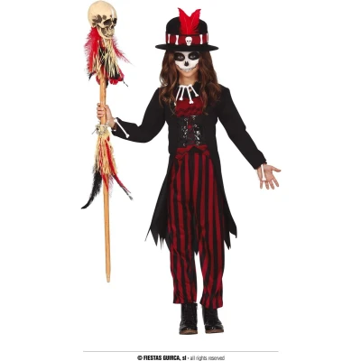 Afbeelding van Fiestas Guirca Voodoo Girl (5 6 jaar) Halloween kostuum voor kinderen meisjes
