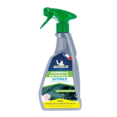 Image de MICHELIN 009163 Nettoyant Vitres Voiture Sans Traces, Formule Naturelle, 500 ml