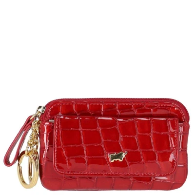 Afbeelding van Braun Buffel Sleuteletui / Sleutelhouder Sleuteltasje Met Rits Leer Verona Rood