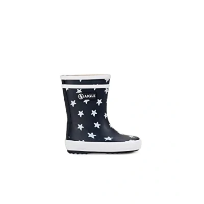 Afbeelding van Aigle Baby Flac Thema Regenlaarzen Uniseks Baby, Marine Star