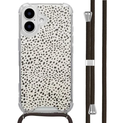 Afbeelding van imoshion Design hoesje met koord voor de Apple iPhone 16 Desert Dots