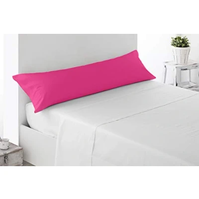Afbeelding van Miracle Home Kussensloop, zacht en comfortabel, katoen, 50% polyester, fuchsia, 135 cm