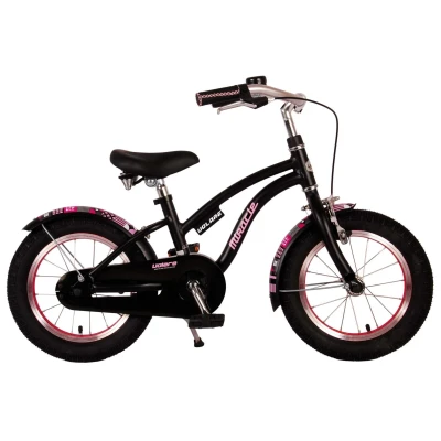 Afbeelding van Volare Miracle Kinderfiets Meisjes 14 inch Mat Zwart Prime Collection