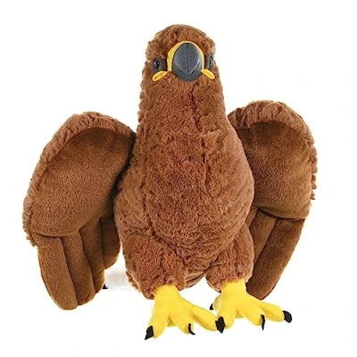 Afbeelding van Wild Republic Cuddlekins Gouden adelaar, pluche dier, 30 cm, cadeau voor baby&#039;s, milieuvriendelijk pluche, vulling gemaakt van gerecyclede waterflessen