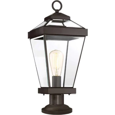Afbeelding van Quoizel Mini LED Tuin Pilaar Ravine 1X E27 Max 60W IP44 (Outdoor) Western Bronze
