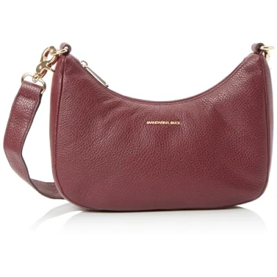 Afbeelding van MANDARINA DUCK Leren Schoudertas Mellow Leather Shoulder Windsor Wine Wijnrood