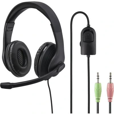 Afbeelding van Hama Pc Office Headset Hs P200 Stereo Zwart