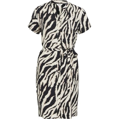 Afbeelding van Object Blousejurk, Dames, Maat: 40, Sandshell