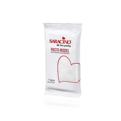 Afbeelding van Saracino Modelling Paste Wit 1kg