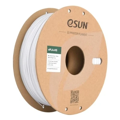 Afbeelding van eSUN PLA+ filament 1,75 mm, ePLA+HS 3D printer, hoge snelheid, nauwkeurigheid +/ 0,03 spoel van 1 kg, sneller PLA voor printers, koud wit
