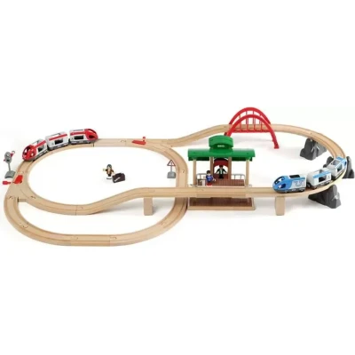 Afbeelding van BRIO BAHN Reisezug SET Speelgoedtreinbaan voor kinderen, Maat: One Size, Multicoloured
