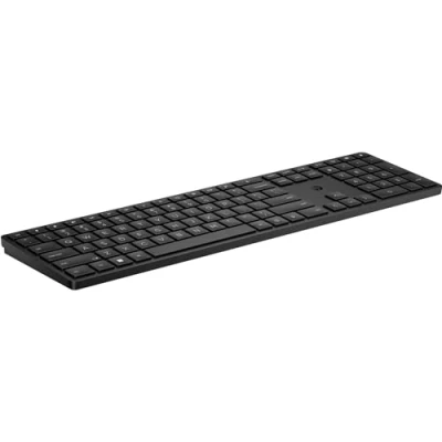 Afbeelding van HP Programmeerbaar draadloos toetsenbord 450 QWERTZ lay out USB dongle 20 programmeerbare toetsen tot maanden looptijd 2 AAA batterijen inbegrepen zwart