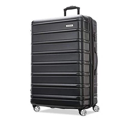 Afbeelding van Samsonite Omni 2 Uittrekbare hardcase koffer met zwenkwielen, Zwart &#039;s nachts.