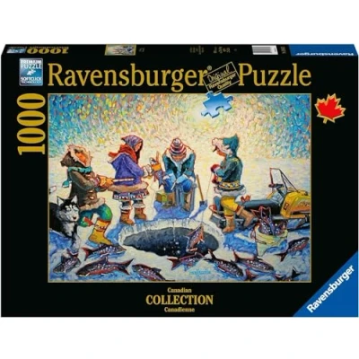 Afbeelding van Ravensburger puzzel Canadian Collection IJsvissen Legpuzzel 1000 stukjes