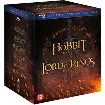 Afbeelding van Hobbit &amp; Lord Of The Rings Trilogy (Blu ray) (Extended Edition)