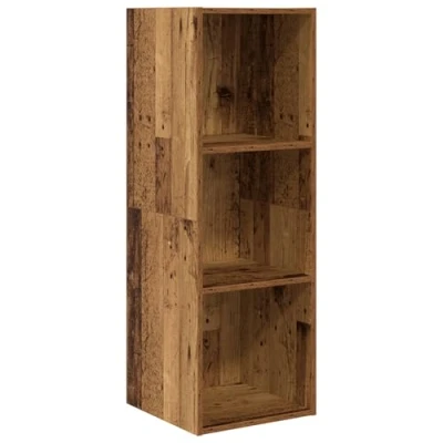 Afbeelding van vidaXL Wand TV Kast Oud hout 37 x 107 cm Bewerkt