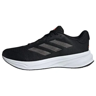 Afbeelding van adidas Performance Response Hardloopschoenen voor op de weg Core black carbon solar red, Heren, Maat: 43 1/3, red