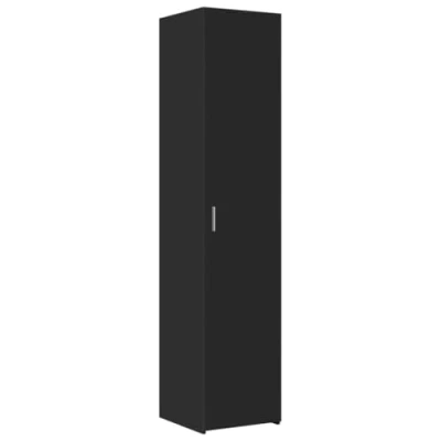 Afbeelding van vidaXL Hoge kast 40x42,5x185 cm bewerkt hout zwart
