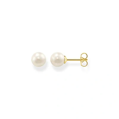 Afbeelding van Thomas Sabo Dames Oorknop 925 Zilver Zoetwater One Size 88282663