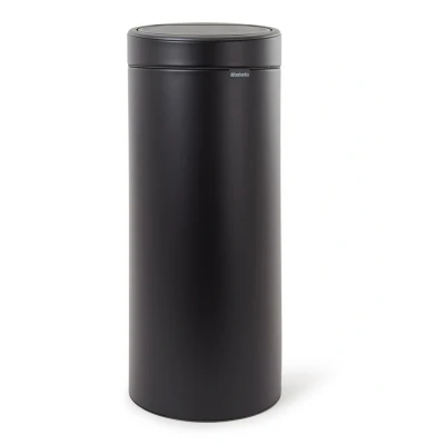 Afbeelding van Brabantia Touch New Prullenbak 30 Liter Zwart