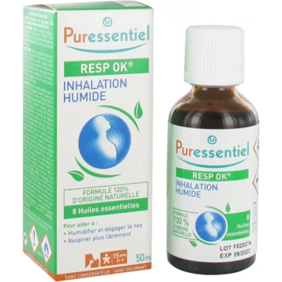 Afbeelding van Puressentiel Resp OK Inhalatie Nat 50 ml
