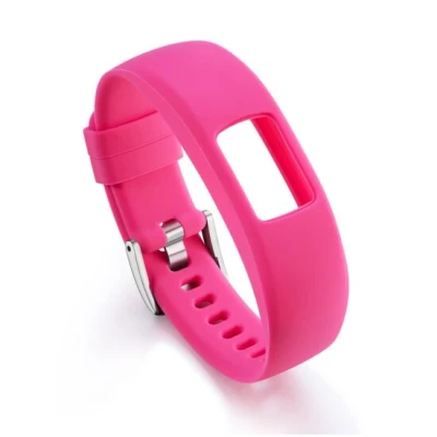 Afbeelding van Siliconen sportbandje Roze Garmin Vivofit 4