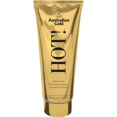 Afbeelding van Australian Gold Hot! Zonnebankcrème 250 ml zonnebank bescherming snelbruiner