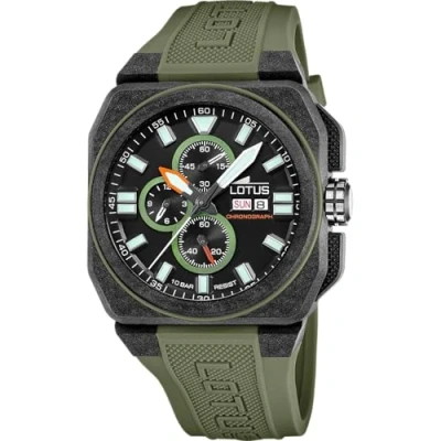 Afbeelding van Lotus Chronograaf, Heren, Maat: One Size, Green