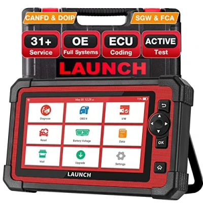 Afbeelding van LAUNCH CRP919E OBD2 compleet diagnosegereedschap met bidirectionele bediening, ECU codering, elk systeem op OE niveau, 31+ resetfuncties, 2 jaar gratis update