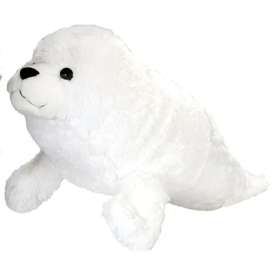 Image de Wild Republic Jumbo Harp Seal Plush, Peluche Géante, Jouet, Cadeaux pour enfants, 30 Pouces
