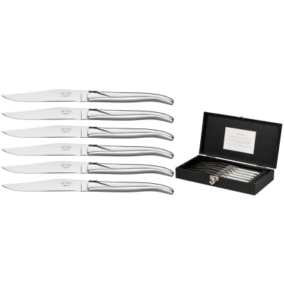 Afbeelding van Jay Hill Steakmessen Laguiole RVS 6 Stuks