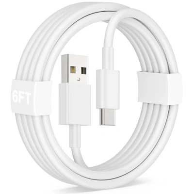 Afbeelding van Carplay kabel voor iPhone 16 15 Auto, 2 m USB A naar C auto Apple en Android USBC snel opladen Pro, automatisch Samsung