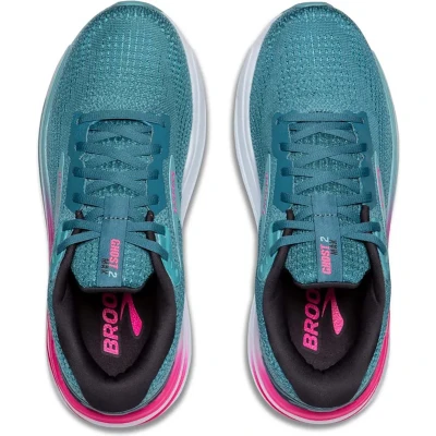 Afbeelding van Brooks Ghost MAX 2 Hardloopschoenen neutraal, Dames, Maat: 37.5, Storm blue knockout pink aqua Textiel